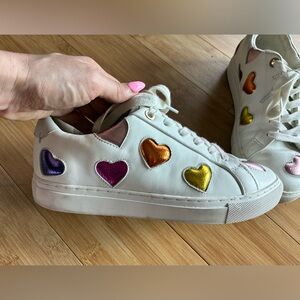 Kurt Geiger Colorful Heart-Embellished Women's Sneakers